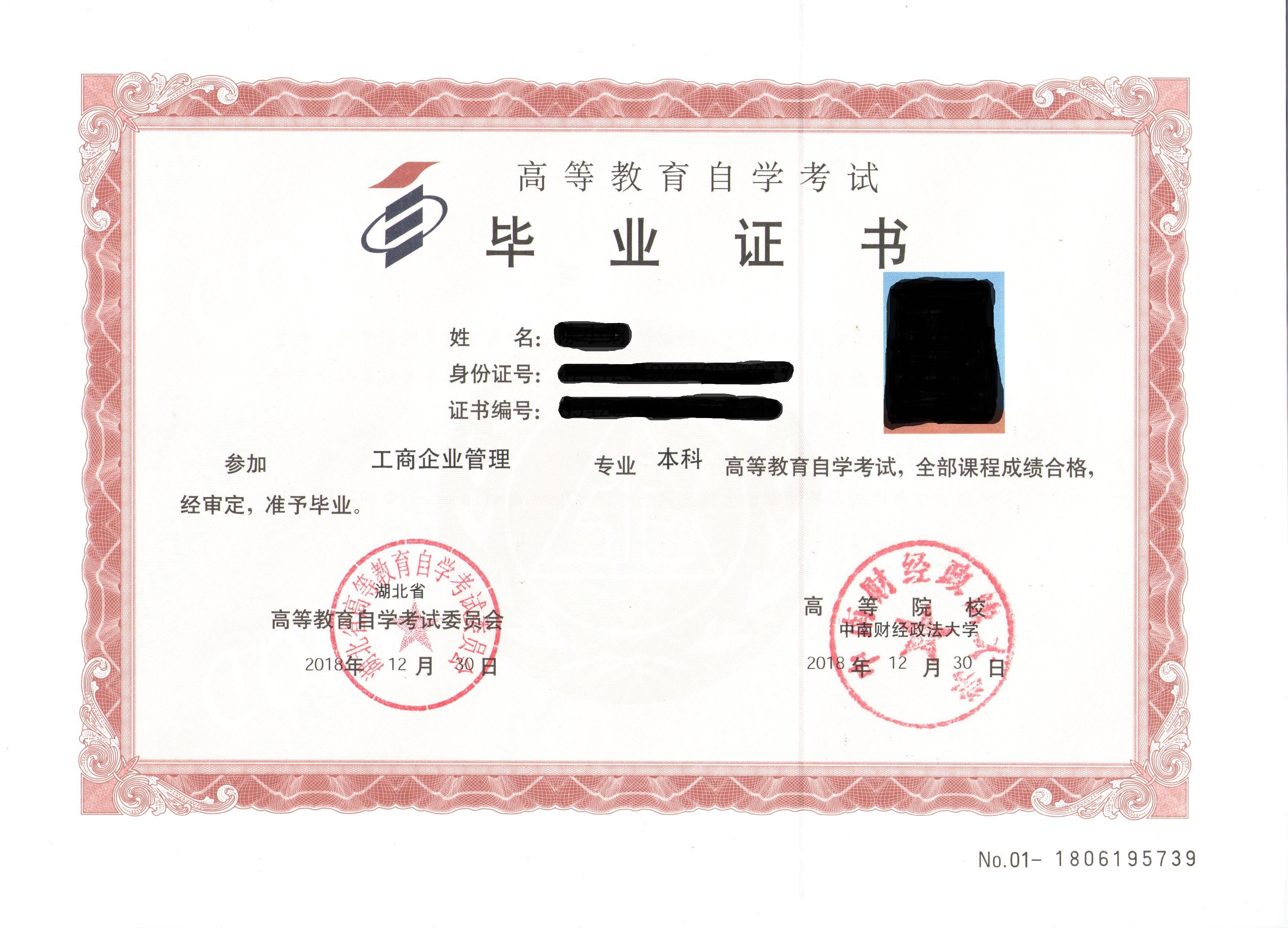 中南财经政法大学学历
